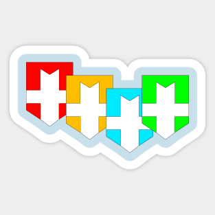 Elemental Knights Sticker